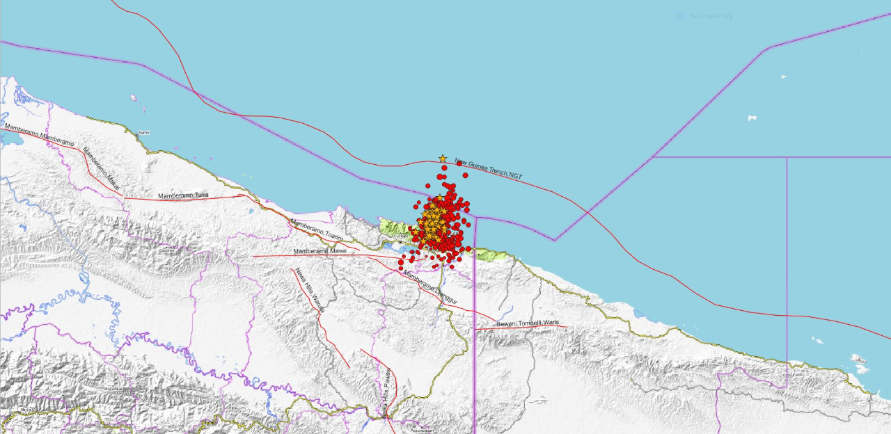 Gempa M4,9 Jayapura
